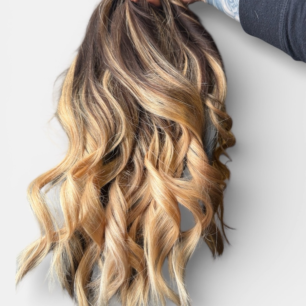 BELLAMI Silk Seam Clip-In, Dark Brown/Dirty Blonde #2/18 Hair Extensions
